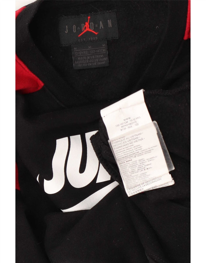 Jordan Boys Graphic Φούτερ Jumper 10-11 ετών Medium Black Colourblock