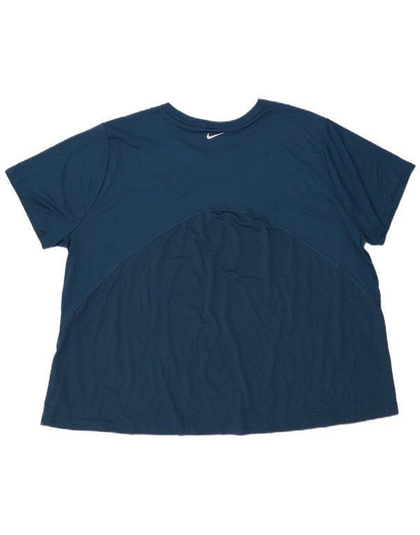 Ανδρικό T-shirt Nike Dri Fit τοπ 3XL Navy Blue