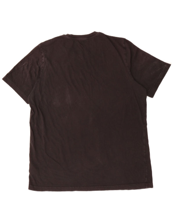 Adidas Mens T-Shirt Top XL Black Cotton