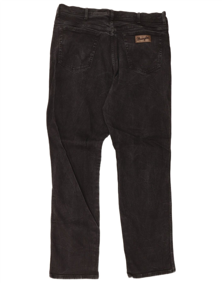 Wrangler Ανδρικό Texas Straight Jeans W42 L36 Μαύρο