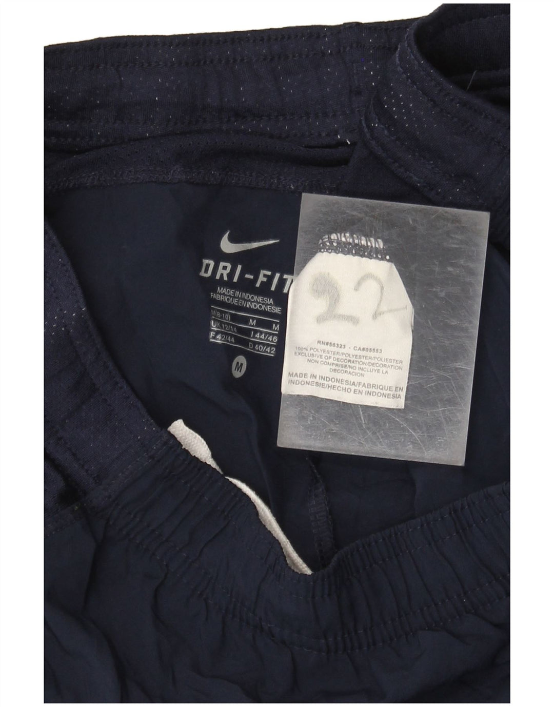 Γυναικείο αθλητικό σορτς NIKE Dri Fit UK 12/14 Medium Navy Blue Colorblock