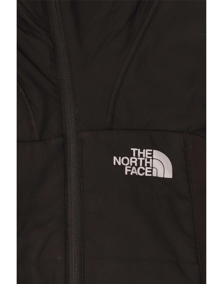Ανδρικό πουλόβερ με κουκούλα με φερμουάρ North Face Μεσαίο Μαύρο