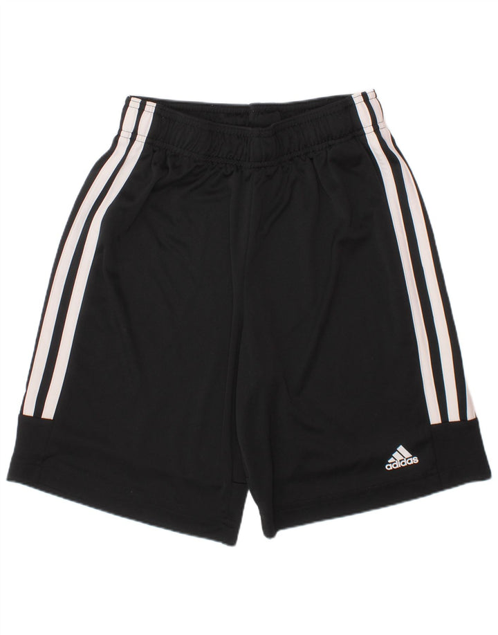 Αθλητικό σορτς ADIDAS Boys Aeroready 11-12 ετών Μαύρο Πολυεστέρα