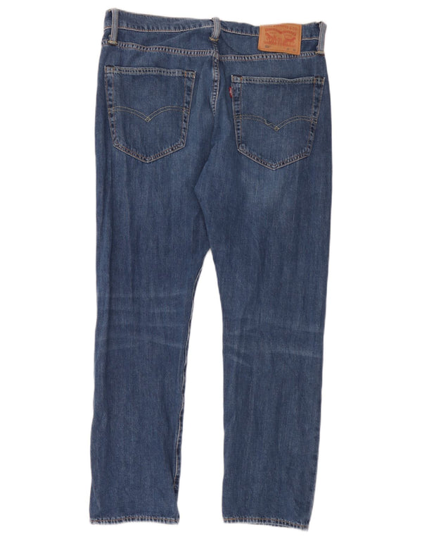 Levi's Mens 502 Tapered Jeans W32 L30 Blue Cotton