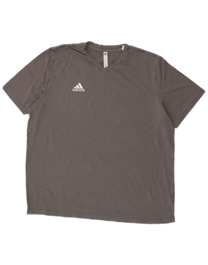 Ανδρικό T-Shirt Adidas Top XL Γκρι βαμβακερό
