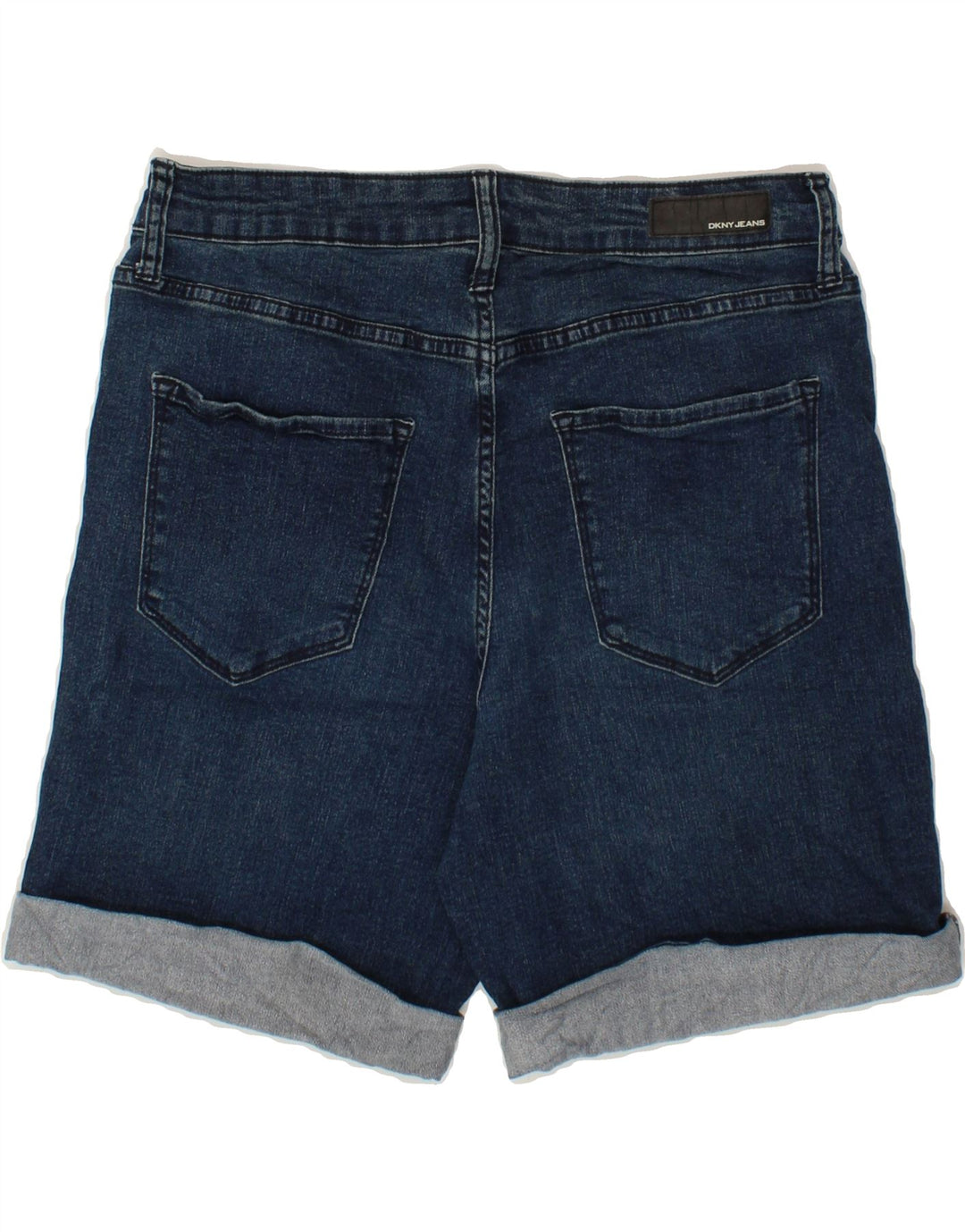 DKNY Womens Denim Shorts US 8 Medium W30  Navy Blue Cotton Vintage Dkny and Second-Hand Dkny from Messina Hembry 