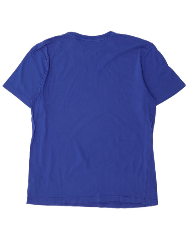 Γραφικό T-Shirt Adidas Mens New York Knicks Top XL Blue Cotton