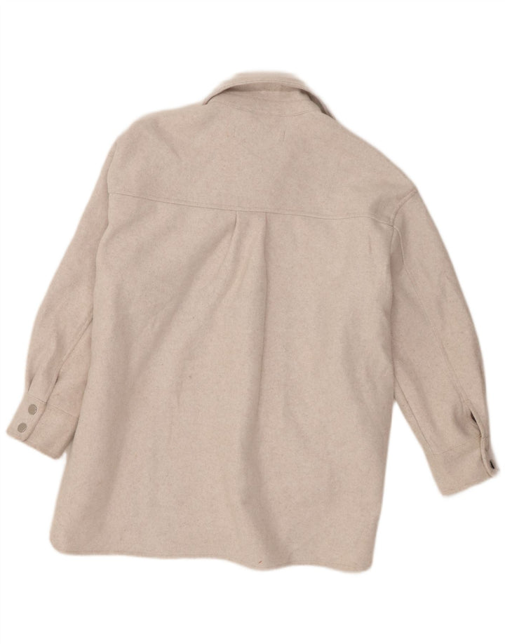 Zara Γυναικείο Μπουφάν UK 6 XS Beige Polyester