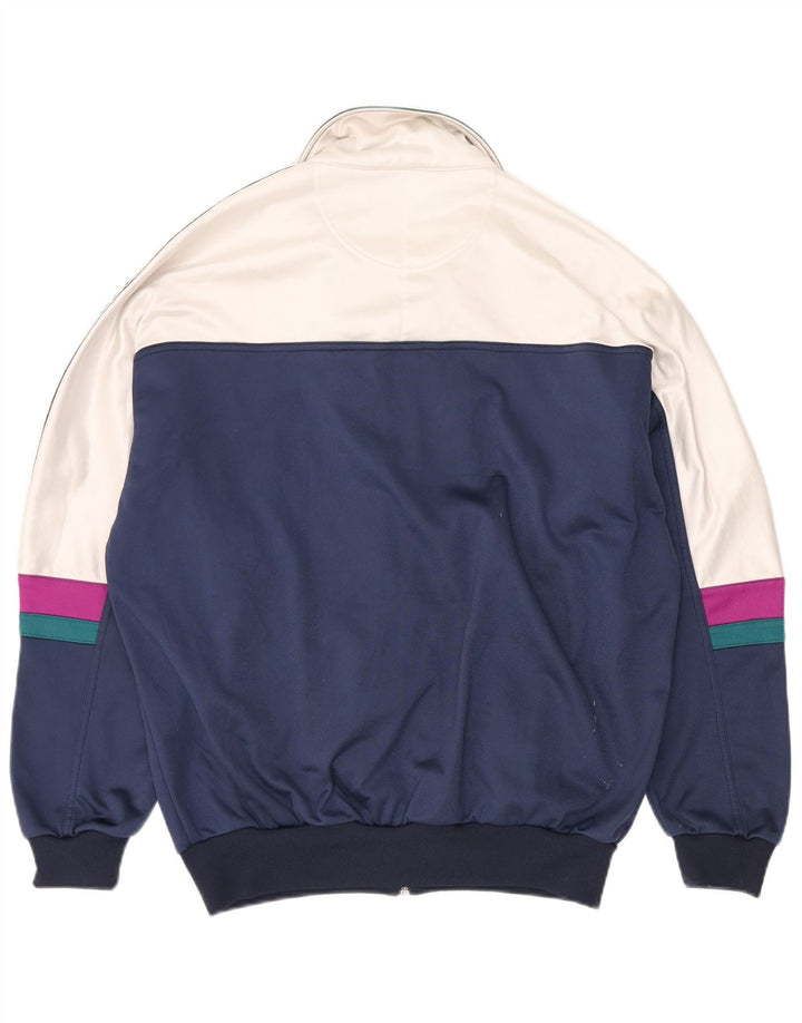 Ανδρική φόρμα γυμναστικής γραφικών ASICS Top Jacket IT 52 Large Navy Blue Colourblock