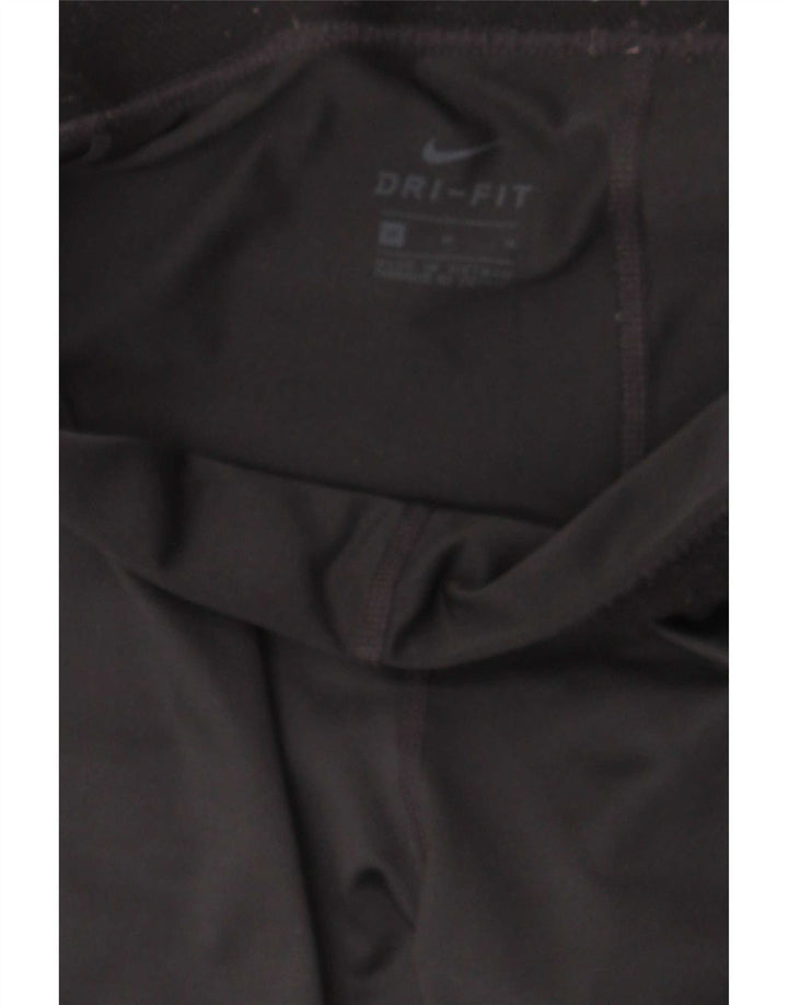 Γυναικεία γραφικά κολάν Κάπρι Nike Medium W26 L21 Μαύρο
