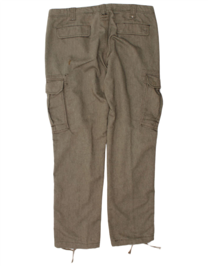 Calvin Klein Ανδρικό ίσιο παντελόνι Cargo W36 L34 Γκρι Ψαροκόκκαλο