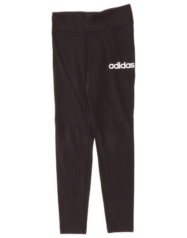 Adidas Girls Graphic κολάν 11-12 ετών μαύρο