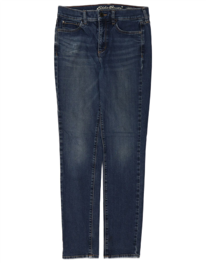 EDDIE BAUER Γυναικείο ελαφρώς καμπυλωτό λεπτό τζιν US 4 Small W28 L30 Blue