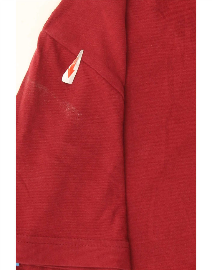 Ανδρικό γραφικό T-Shirt Adidas Top Medium Burgundy