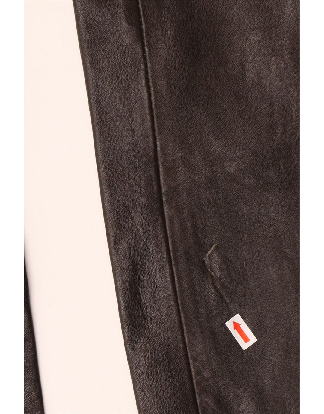 MADDOX Γυναικείο Δερμάτινο Παντελόνι EU 36 Small W26 L32 Καφέ Δερμάτινο