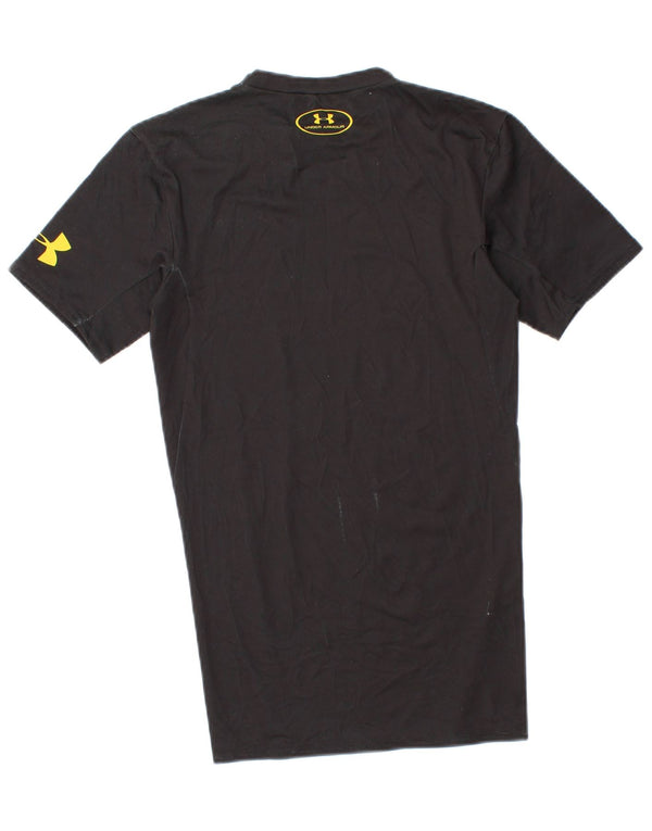 Under Armour Ανδρικό Heat Gear Graphic T-Shirt Top Small Black