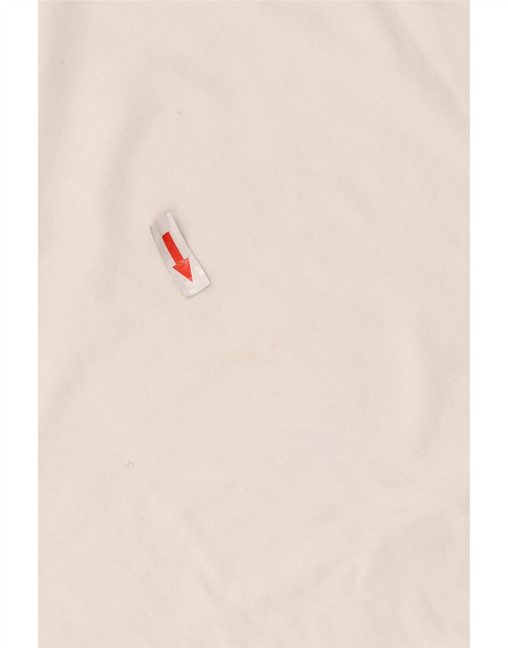 Γυναικείο γραφικό T-Shirt LEVI'S Top UK 10 Small White