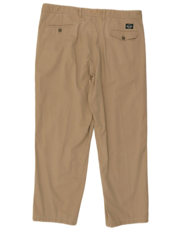 Dockers Ανδρικό παντελόνι Chino με καρφίτσα W40 L28 Μπεζ βαμβακερό