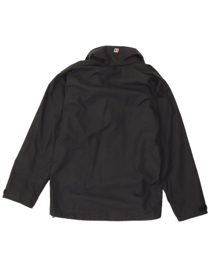 Ανδρικό μπουφάν βροχής με κουκούλα Berghaus UK 38 Medium Black Nylon