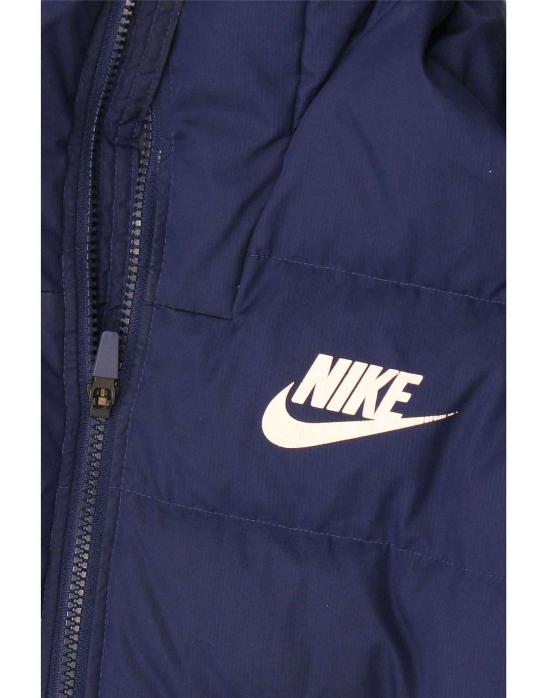 Ανδρικό μπουφάν Nike με κουκούλα UK 36 Small Navy Blue Polyester