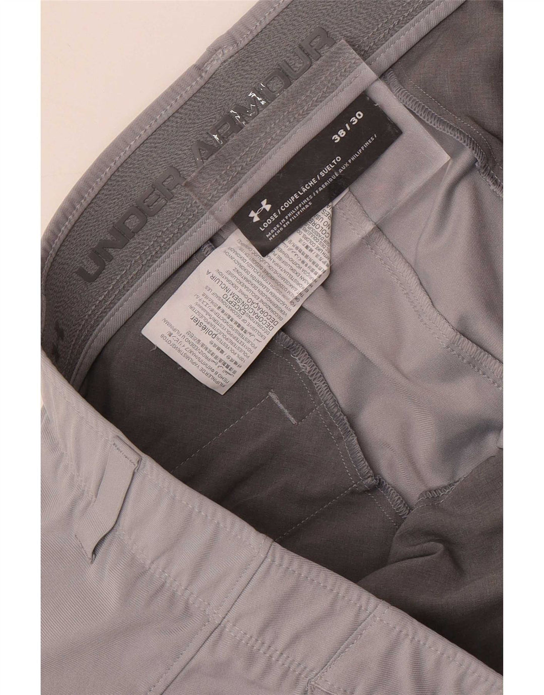 Under Armour Ανδρικό ίσιο παντελόνι Chino W38 L30 Γκρι Πολυεστέρας