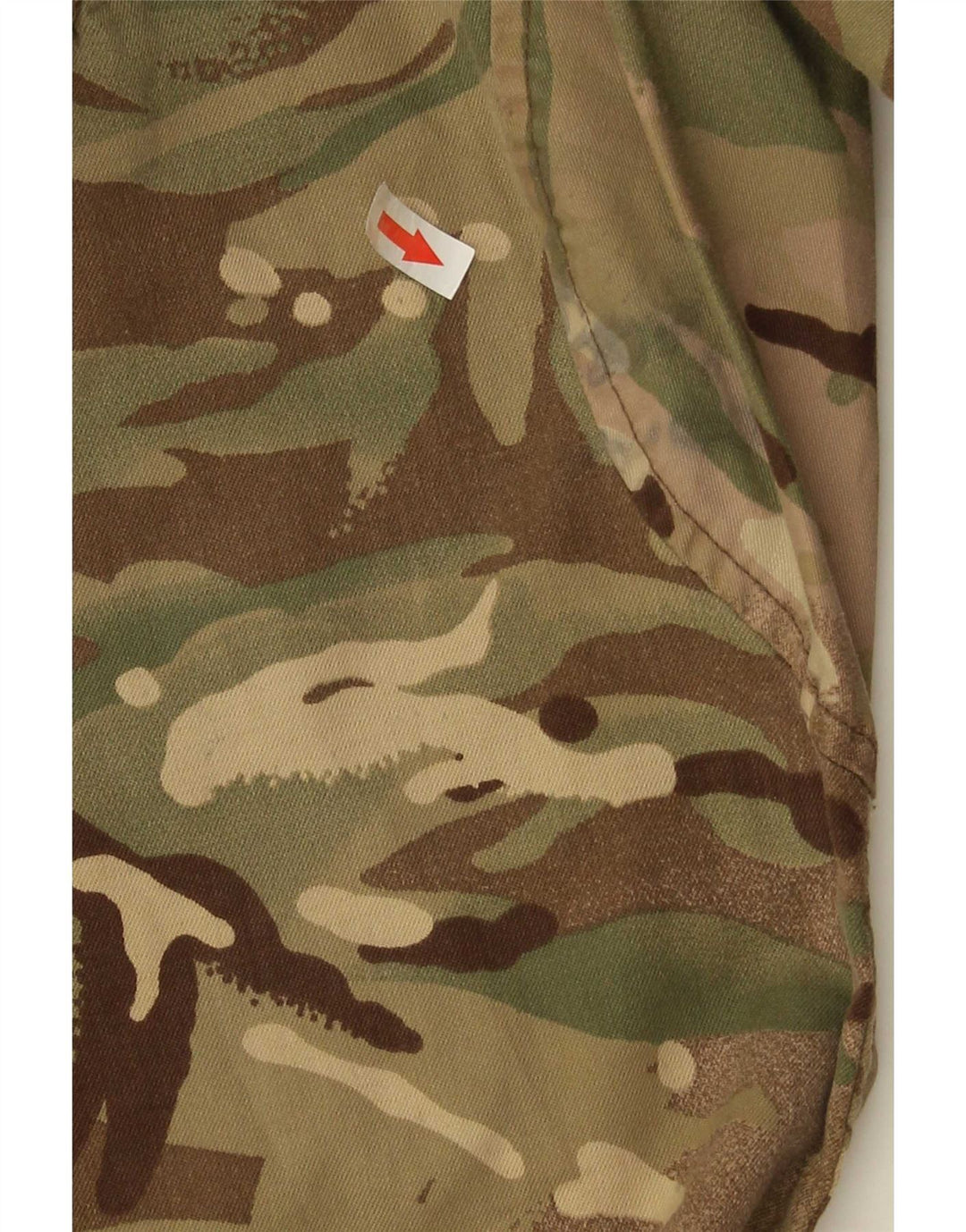 Vintage Ανδρικό ίσιο παντελόνι Cargo W30 L32 Khaki Camouflage Polyester