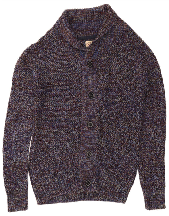 Petrol Industries Ανδρική ζακέτα πουλόβερ Medium Navy Blue Flecked