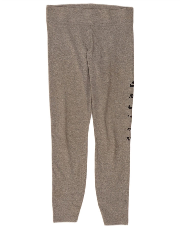 Γυναικεία γραφικά κολάν NIKE UK 14 Large Grey Cotton