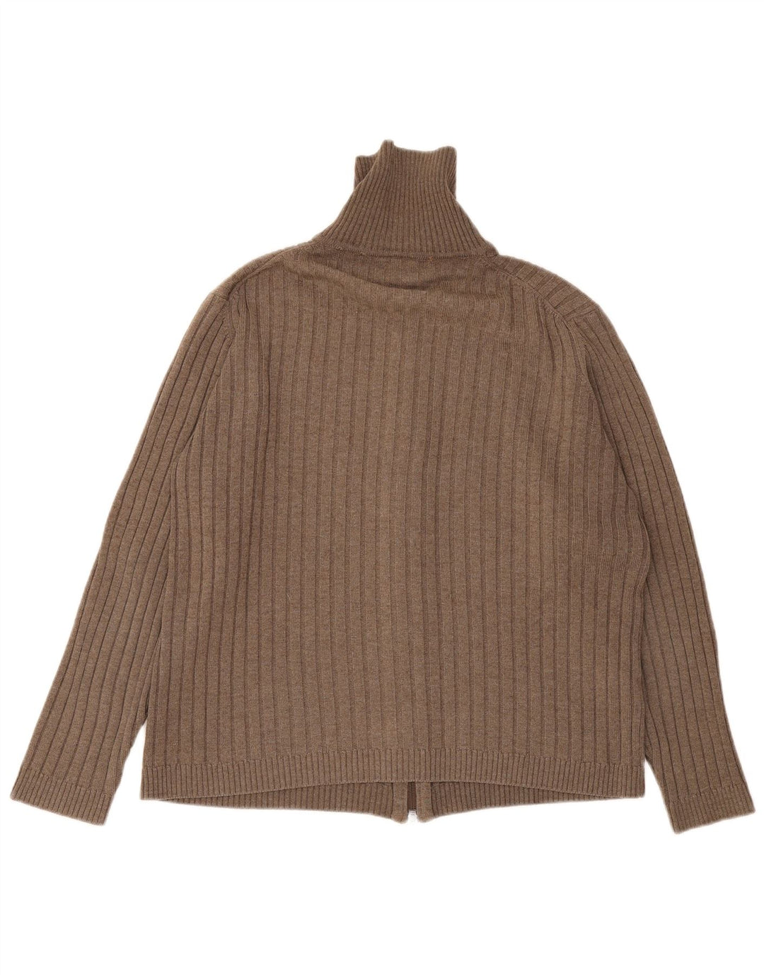 Ανδρικό πουλόβερ ζακέτα Lacoste Μέγεθος 6 XL Καφέ Μαλλί