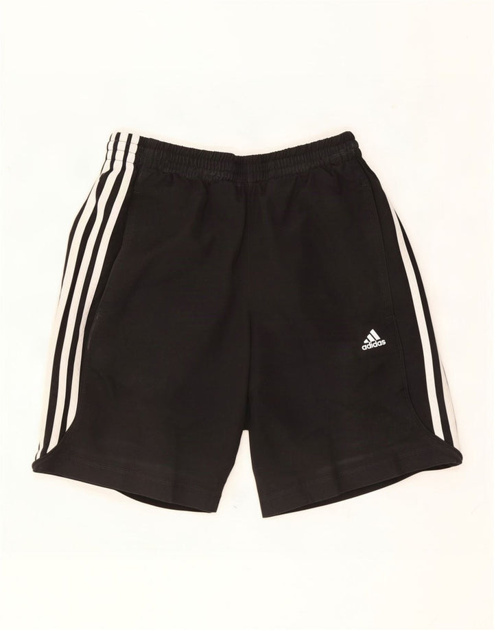 Ανδρικό αθλητικό σορτς Adidas Climalite από μικρό μαύρο πολυεστέρα