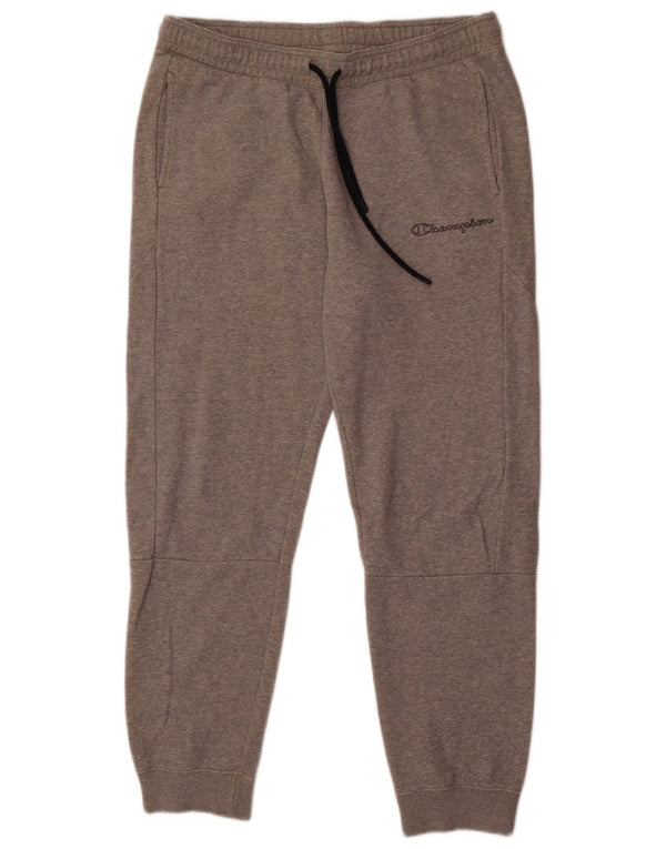 Champion Mens Tracksuit Trousers Joggers Large Grey Flecked