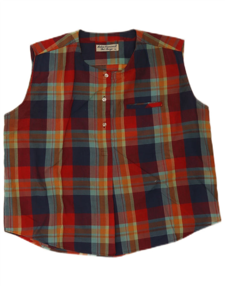 Antica Camiceria γυναικείο πουλόβερ πουκάμισο UK 18 XL Πολύχρωμη επιταγή