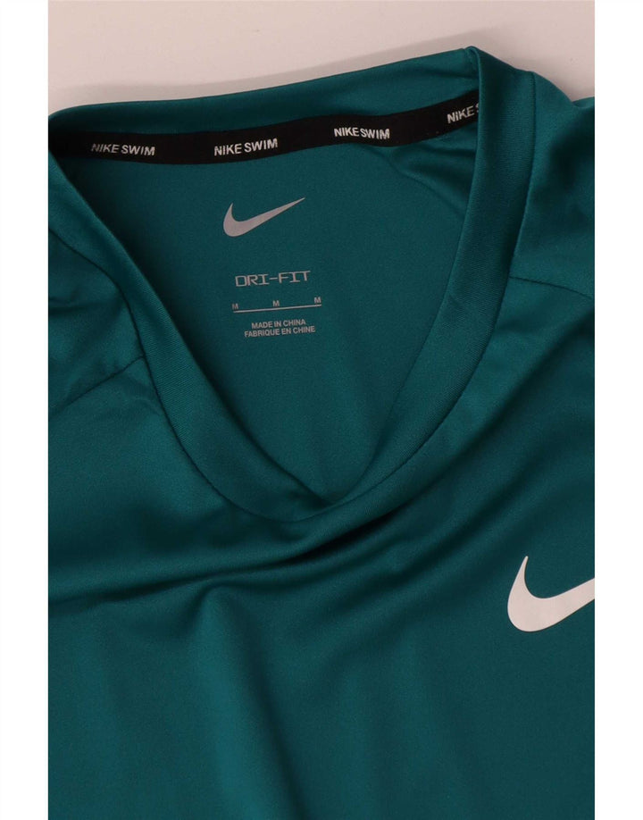 Ανδρικό μπλουζάκι Nike Dri Fit Τοπ μεσαίου μπλε πολυεστέρα