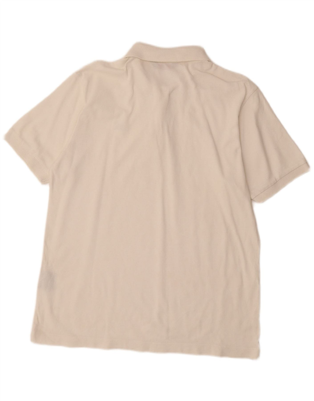 Ανδρικό μπλουζάκι πόλο KAPPA, μεσαίο λευκό βαμβακερό