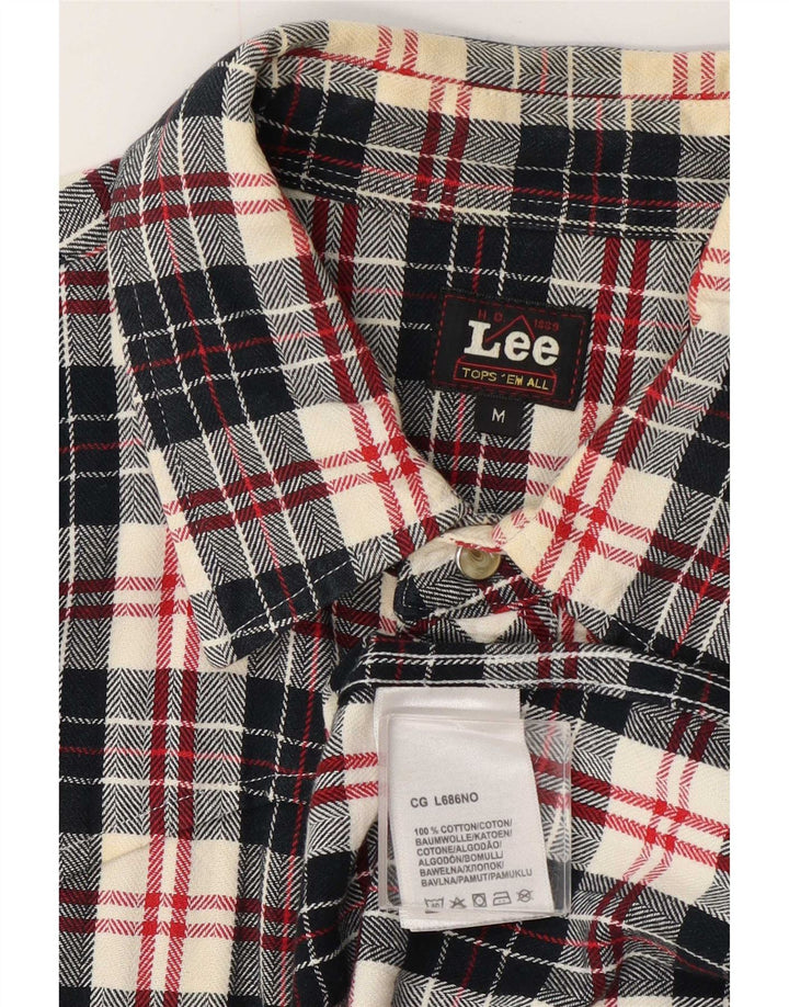 Ανδρικό φανελένιο πουκάμισο Lee, μεσαίο ναυτικό, καρό βαμβακερό