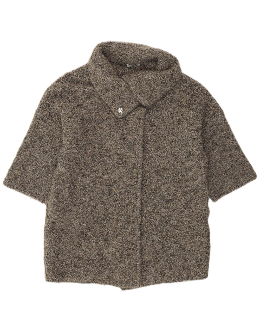 Liu Jo Γυναικείο πουλόβερ Longline Cardigan UK 10 Small Grey Modern