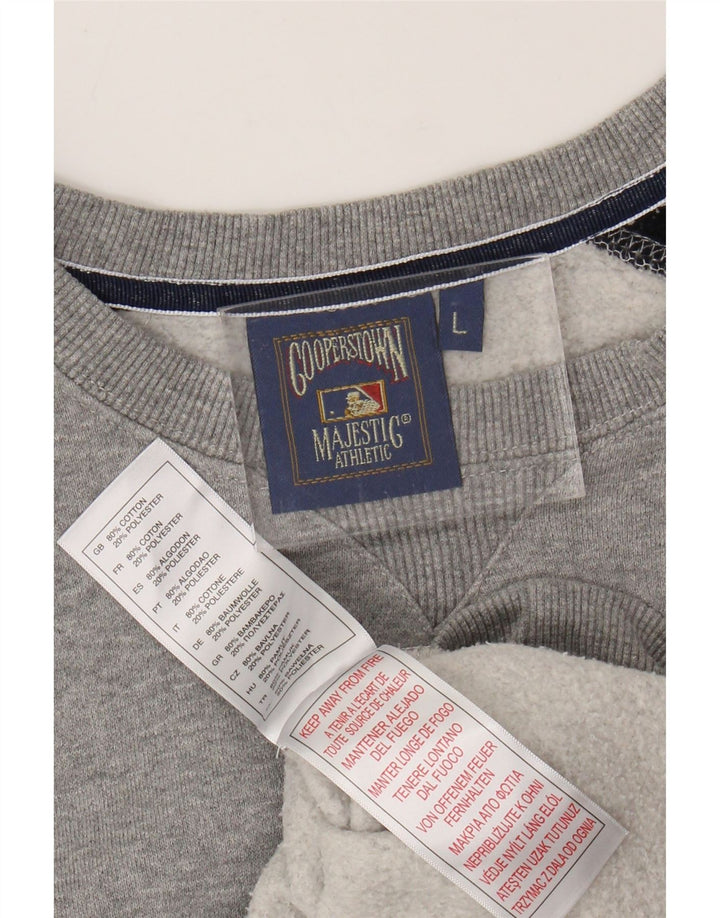 MAJESTIC Γυναικεία φούτερ New York Yankees Jumper UK 16 Large Grey