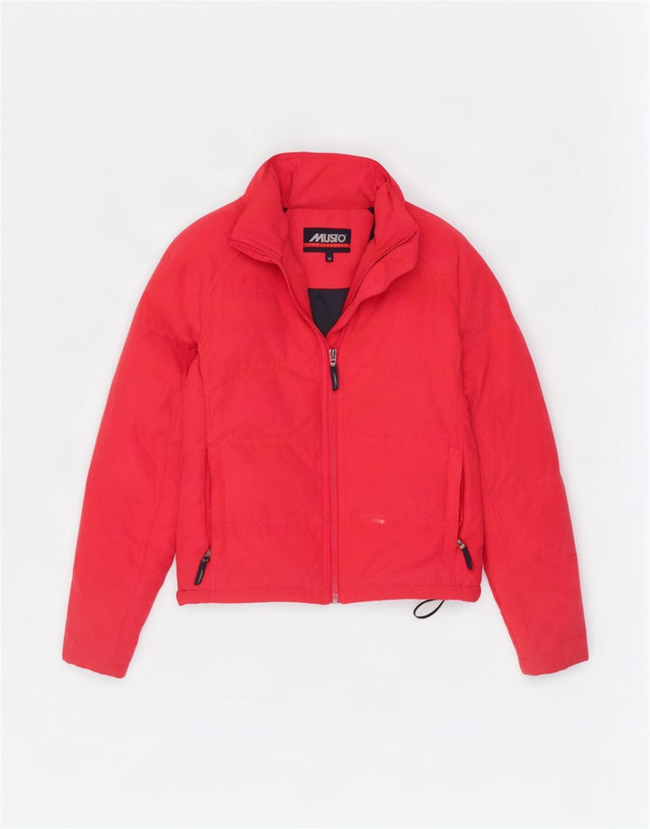 Musto Γυναικείο Μπουφάν με επένδυση UK 10 Small Red Polyester