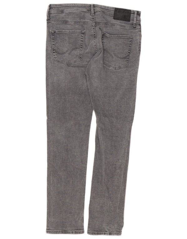 Jack & Jones Ανδρικό Τζιν GLENN Slim W30 L30 Γκρι βαμβακερό