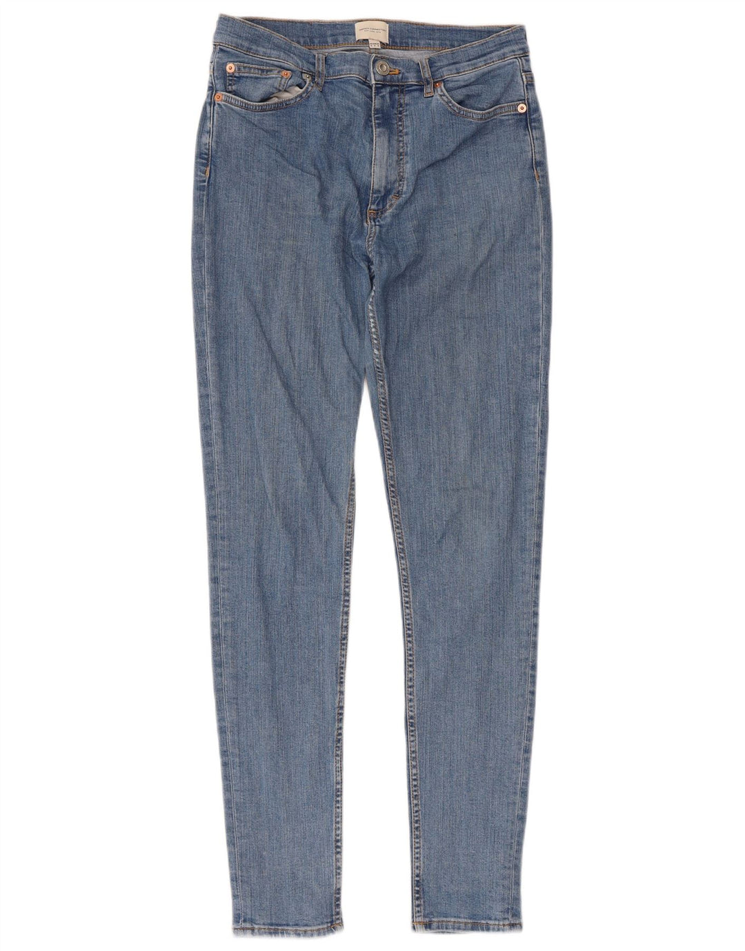 ΓΑΛΛΙΚΗ ΣΥΝΔΕΣΗ Γυναικεία Skinny Jeans UK 10 Small W28 L30 Blue