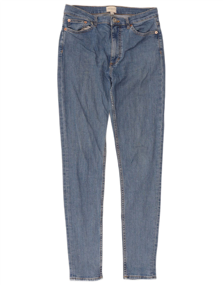 ΓΑΛΛΙΚΗ ΣΥΝΔΕΣΗ Γυναικεία Skinny Jeans UK 10 Small W28 L30 Blue