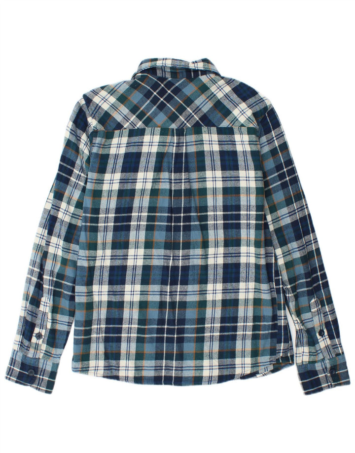 Ανδρικό φανελένιο πουκάμισο Mountain Warehouse Small Blue Check Cotton