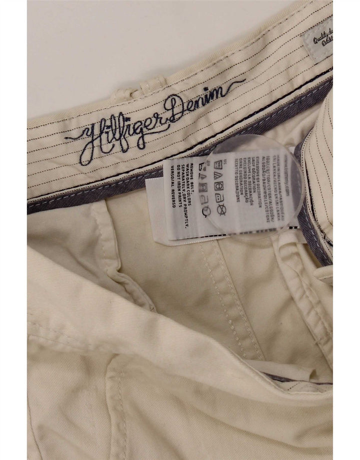 Tommy Hilfiger Γυναικείο Σορτς Chino W28 Βαμβακερό μεσαίο μπεζ