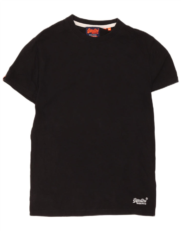 Ανδρικό T-Shirt Superdry Top Μεσαίο μαύρο βαμβακερό