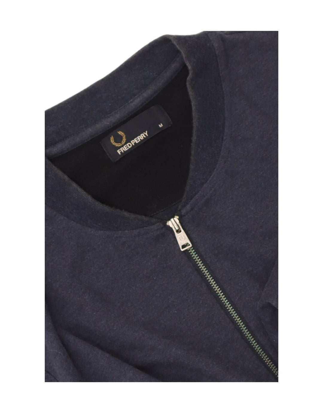Fred Perry Ανδρικό T-Shirt με φερμουάρ Μπλε μεσαίο μπλε ριγέ