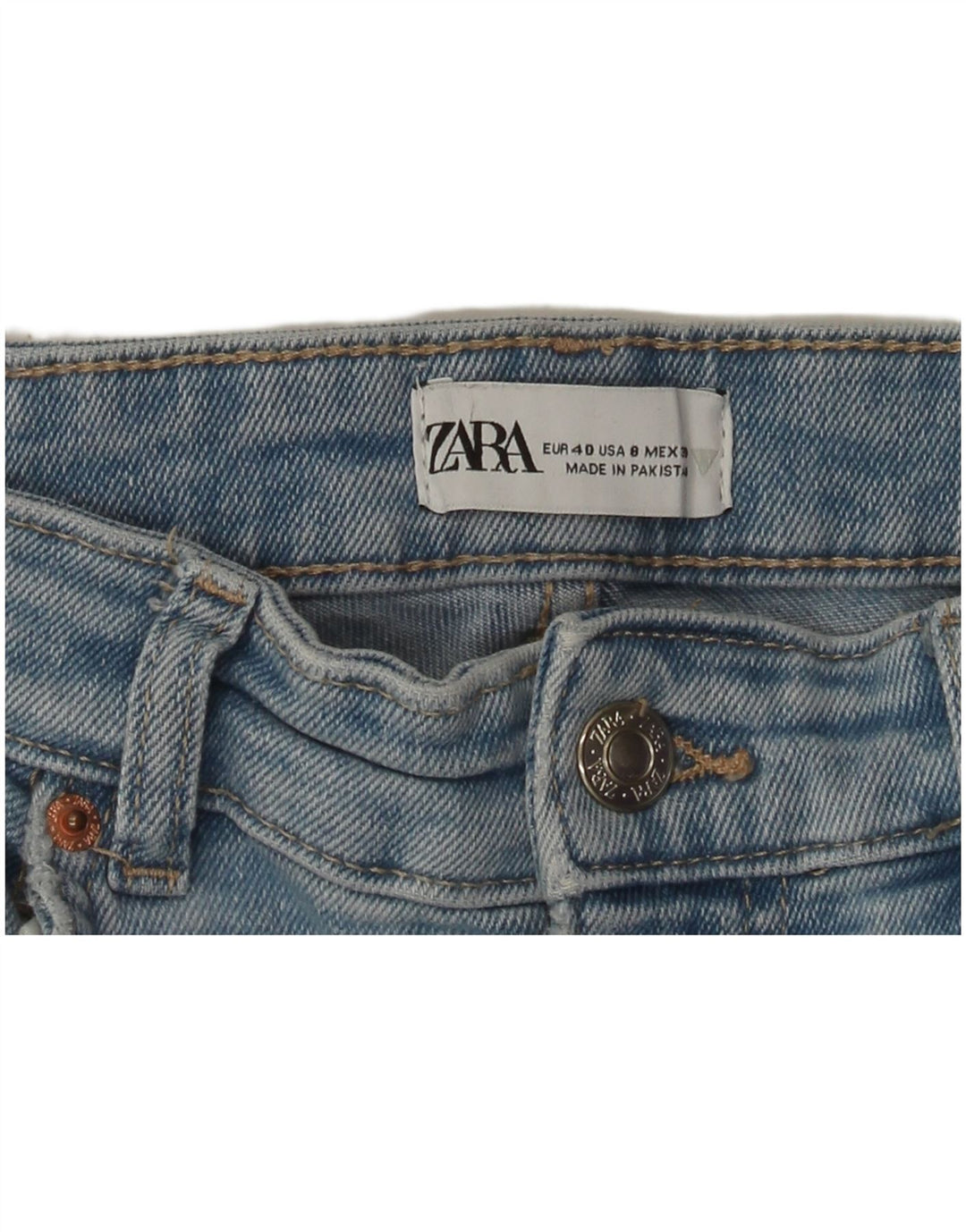 ZARA Γυναικείο Skinny Jeans EU 40 Medium W30 L29 Blue