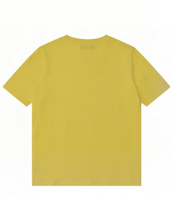 Zara Γυναικείο T-Shirt Top UK 14 Medium Yellow