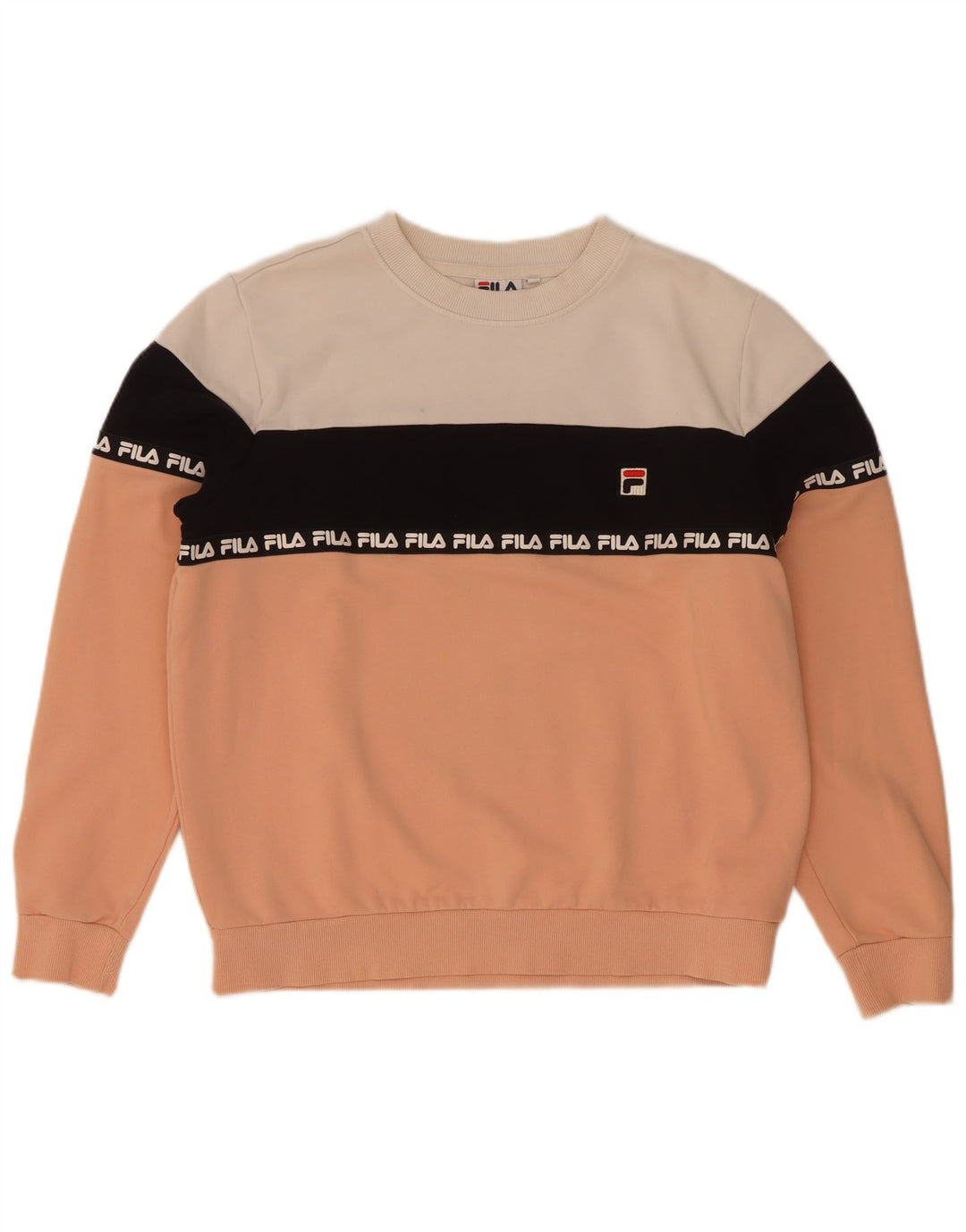 Fila Γυναικείο Γραφικό Φούτερ Jumper UK 14 Medium Πολύχρωμο