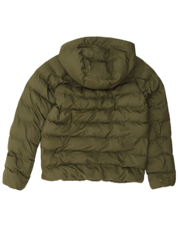 Μπουφάν Nike Boys με κουκούλα με επένδυση 10-11 ετών Medium Khaki Polyester