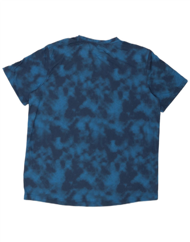 RUSSELL ATHLETIC Ανδρικό T-Shirt Dri-Power Top XL Blue Tie Dye